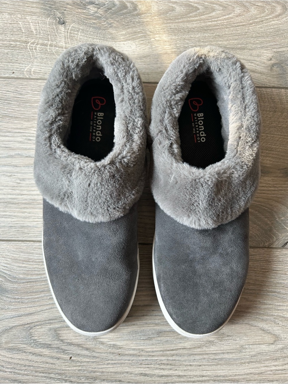 Blondo Shoes Blondo Suri Waterproof Slip-On Suede Sneaker Gray Size 10